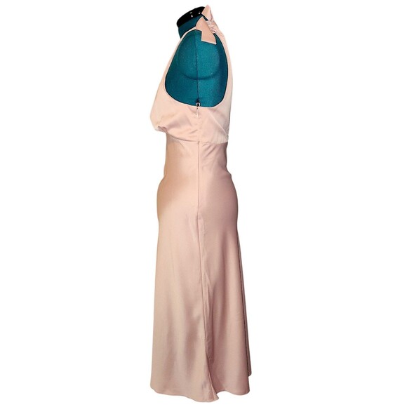 Sachin + Babi Pink Satin Shoulder Adjustable Tie Straps Formal Dress Size 14 - Picture 4 of 7